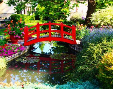 autre vue du pont du jardin