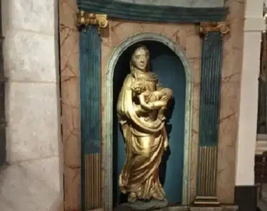 La sainte Vierge et son enfant