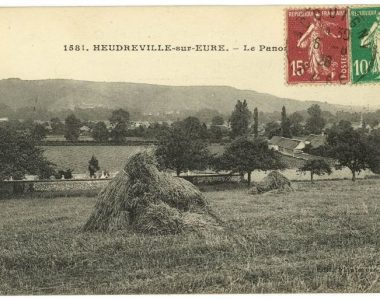 Carte postale du village d'Heudreville-sur-Eure