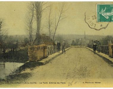Carte postale du village d'Heudreville-sur-Eure