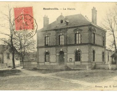 Carte postale du village d'Heudreville-sur-Eure