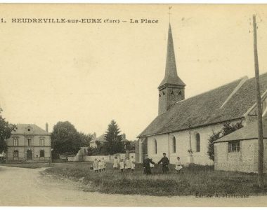 Carte postale du village d'Heudreville-sur-Eure