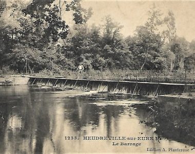 Carte postale du village d'Heudreville-sur-Eure