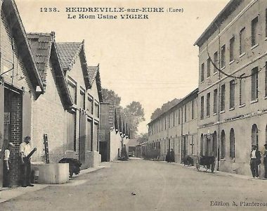 Carte postale du village d'Heudreville-sur-Eure